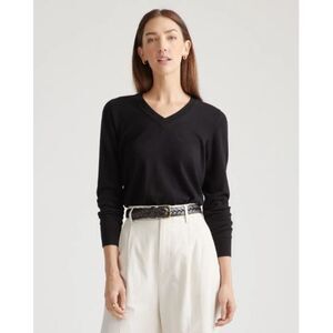 Quince Black Women's Sweater